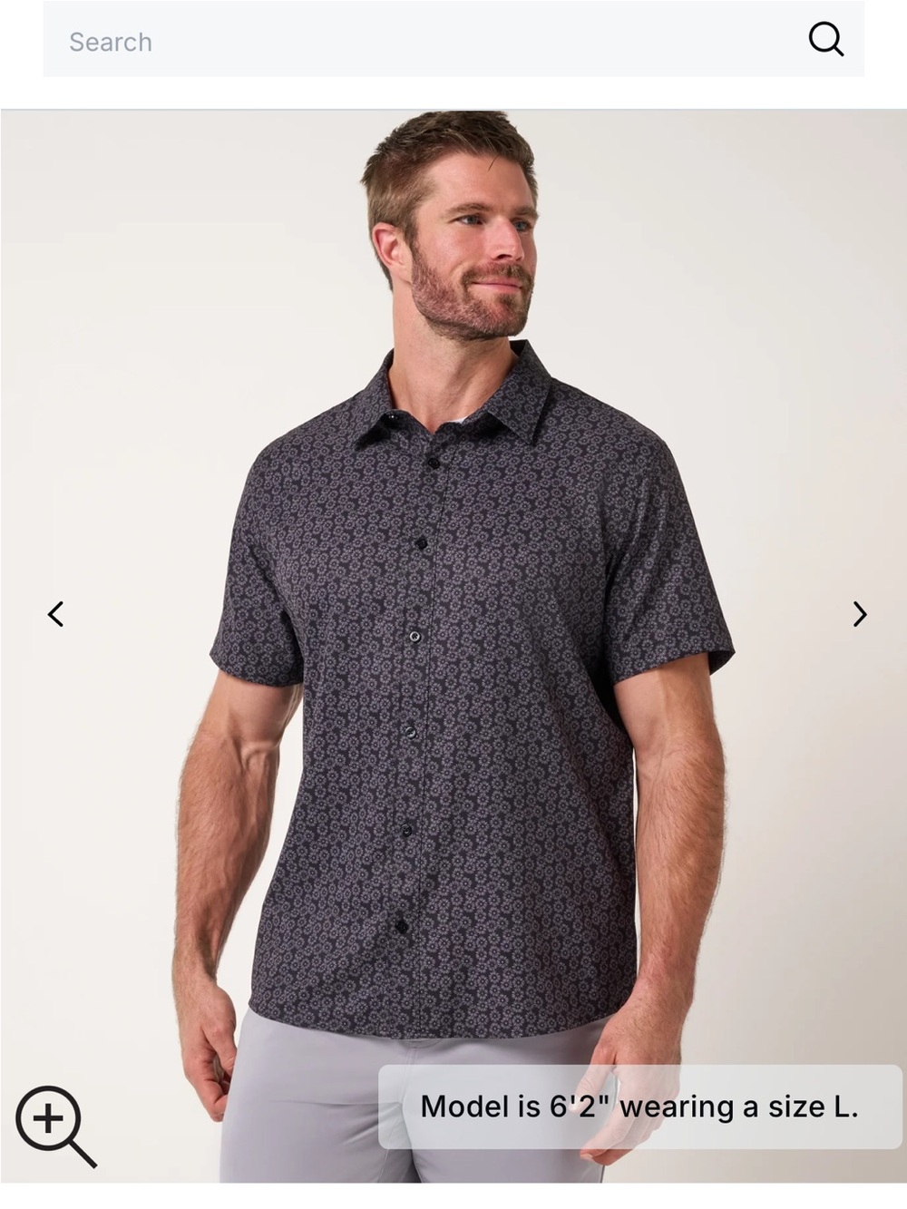 NWOT Travis Mathew techwoven sunlight beam button up polo golf